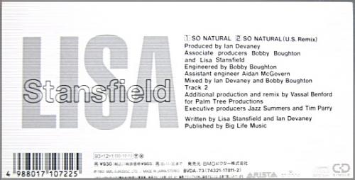 リサ・スタンスフィールド - ソー・ナチュラル BVDA-73/中古CD・レコード・DVDの超専門店 FanFan