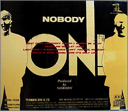 ノーバディ - ON! 32HD-7026/中古CD・レコード・DVDの超専門店 FanFan