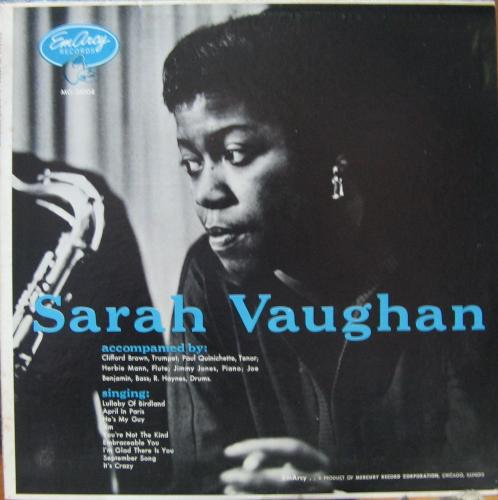 レア‼︎! テストプレス‼︎ SARAH VAUGHAN 蓄音機 SP盤レコード - レコード