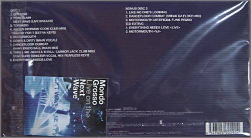 モンド・グロッソ - LIVE ON THE NEXT WAVE 1 AICL-1515/6/中古CD・レコード・DVDの超専門店 FanFan